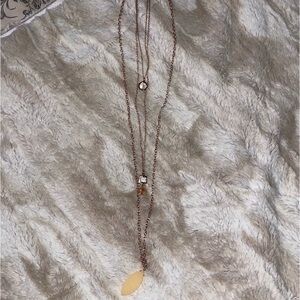 Elegant Premier Designs Rose Gold Layered Necklace
